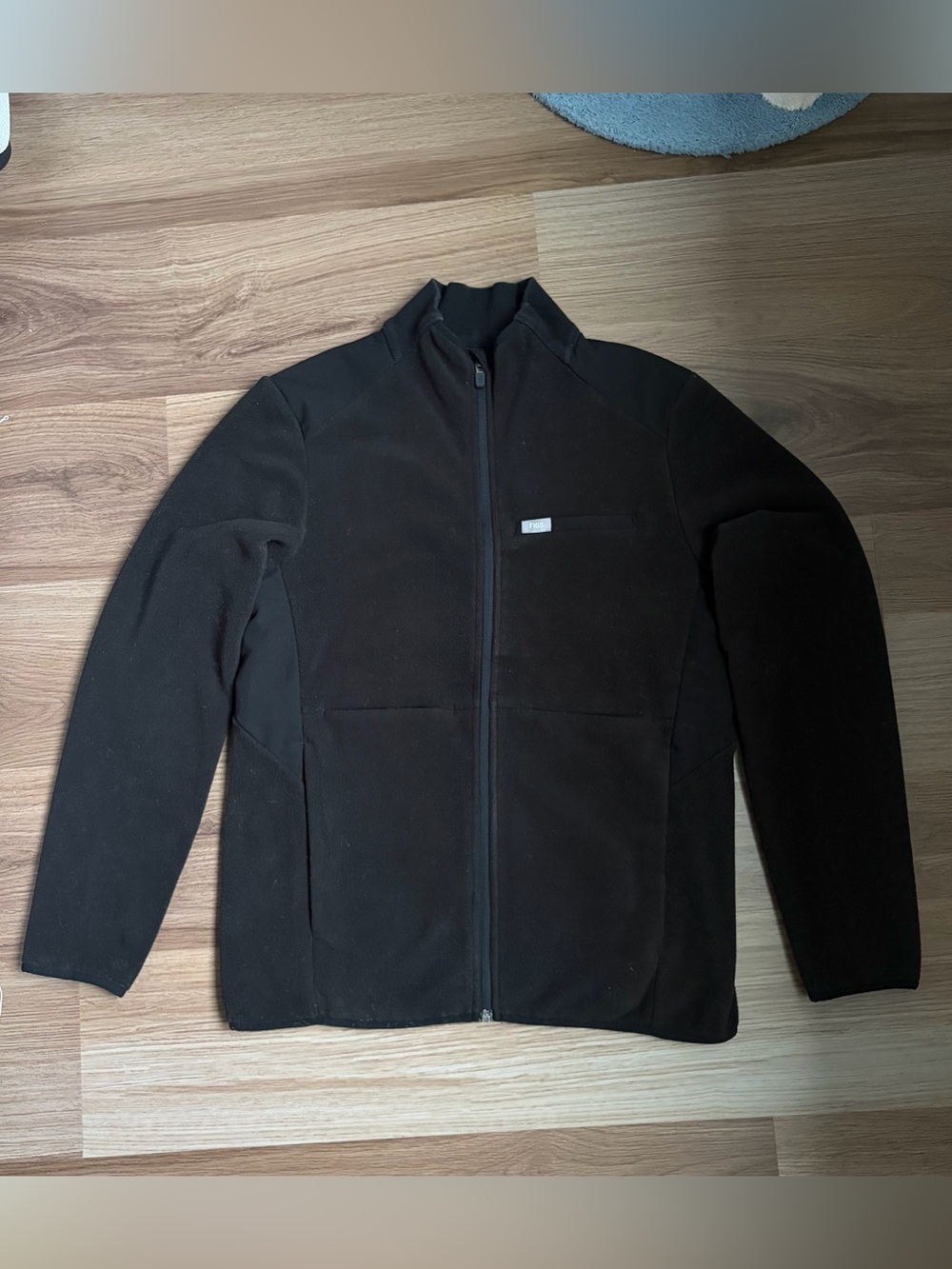 Black Full-Zip Figs Fleece Jacket